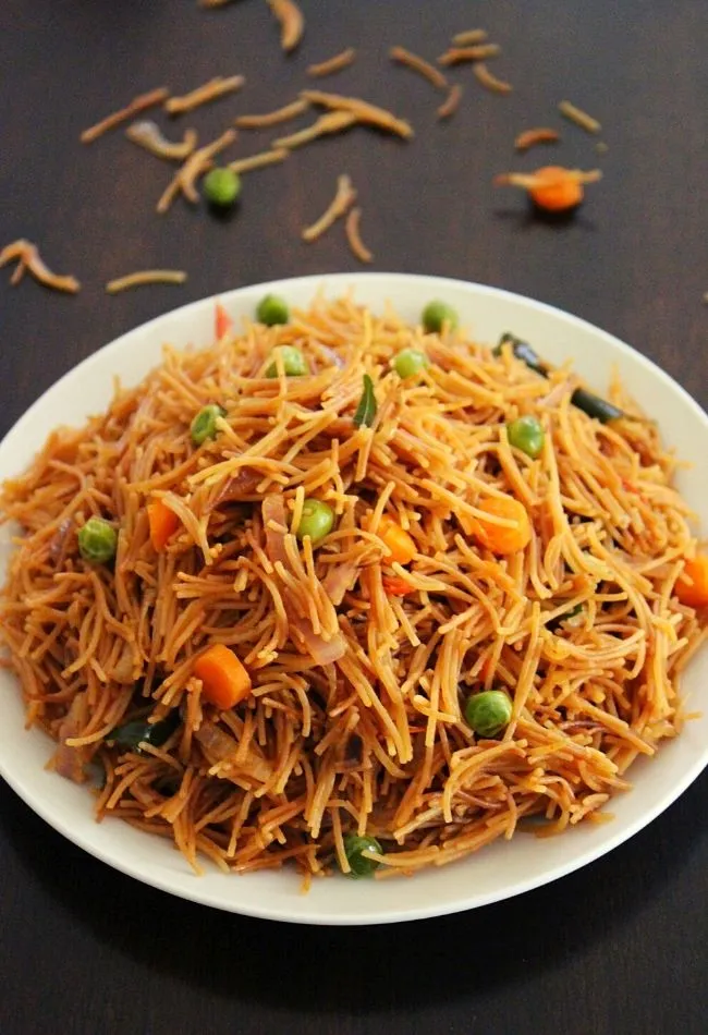 Vermicelli pulao or Sevai upma , or vermicelli noodles